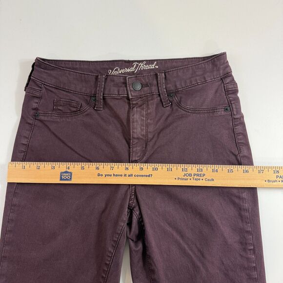Universal Thread Women's High Rise Jegging Jeans Dark Purple Size 2 / 26 R - Picture 7 of 11